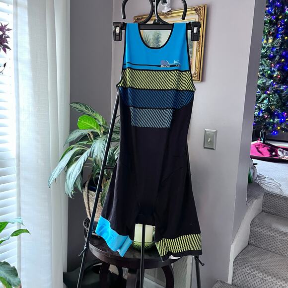Santini Sleek 776 sleeveless women's trisuit W size L - Picture 1 of 5